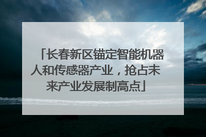长春新区锚定智能机器人和传感器产业，抢占未来产业发展制高点