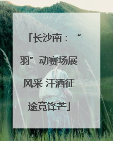 长沙南：“羽”动赛场展风采 汗洒征途竞锋芒