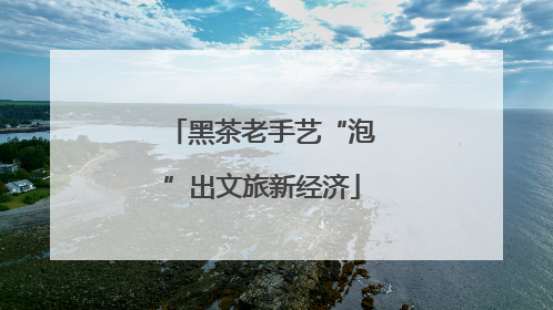 黑茶老手艺“泡”出文旅新经济