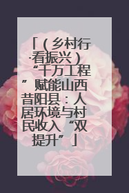（乡村行·看振兴）“千万工程”赋能山西昔阳县：人居环境与村民收入“双提升”