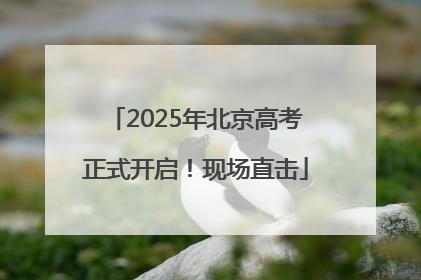 2025年北京高考正式开启！现场直击