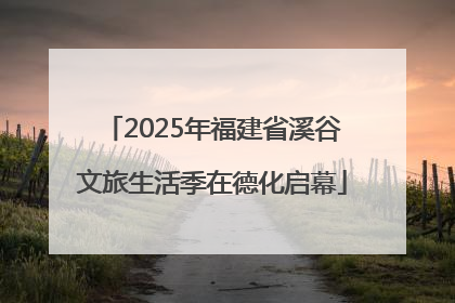 2025年福建省溪谷文旅生活季在德化启幕
