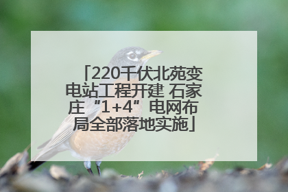220千伏北苑变电站工程开建 石家庄“1+4”电网布局全部落地实施